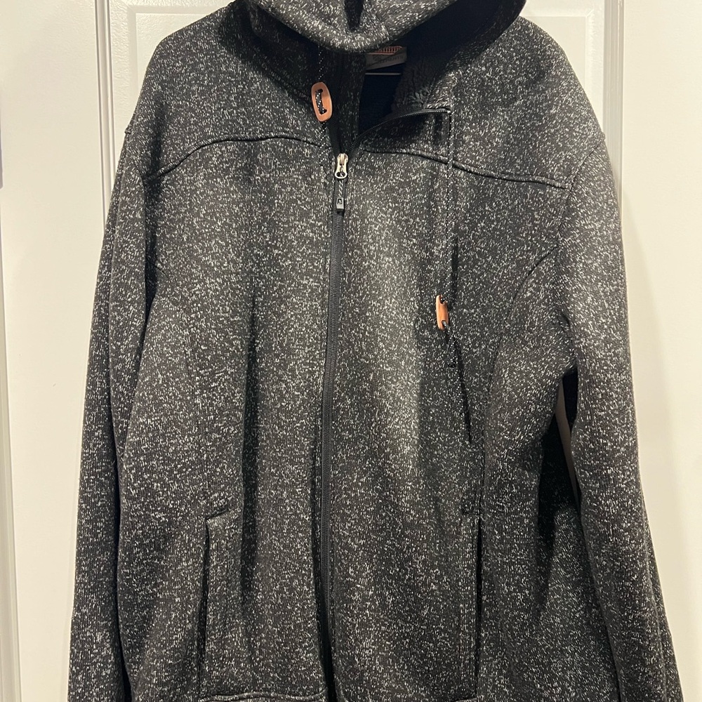 Fleece Lined Hooded Jacket